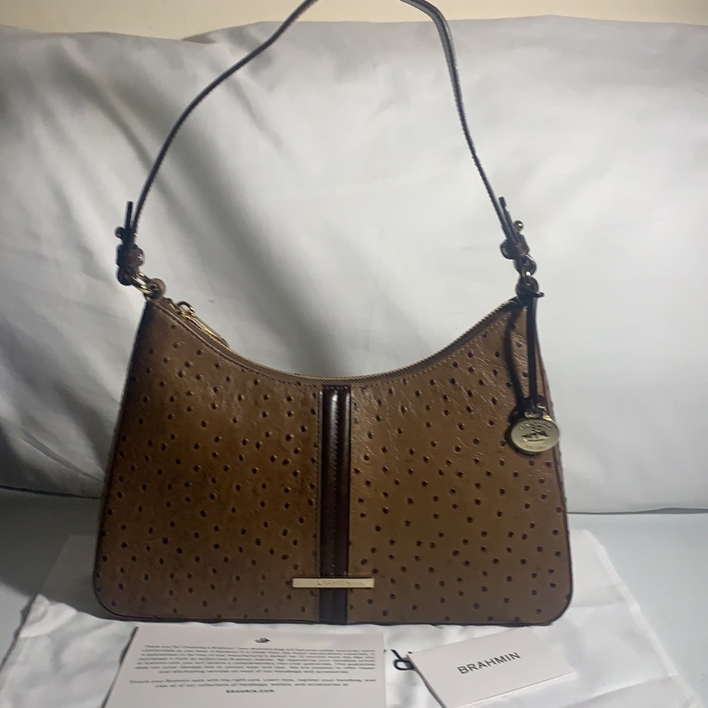 BRAHMIN ESME HAZELNUT WINONA SHOULDER BAG - Picture 11 of 11